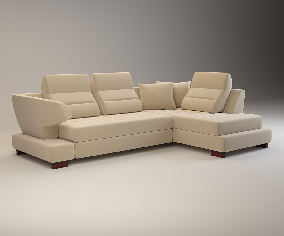 Product Visualization. 3D modeling of furniture.